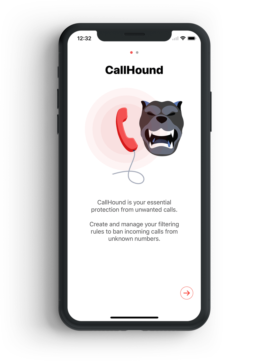Spam filter CallHound for iPhone